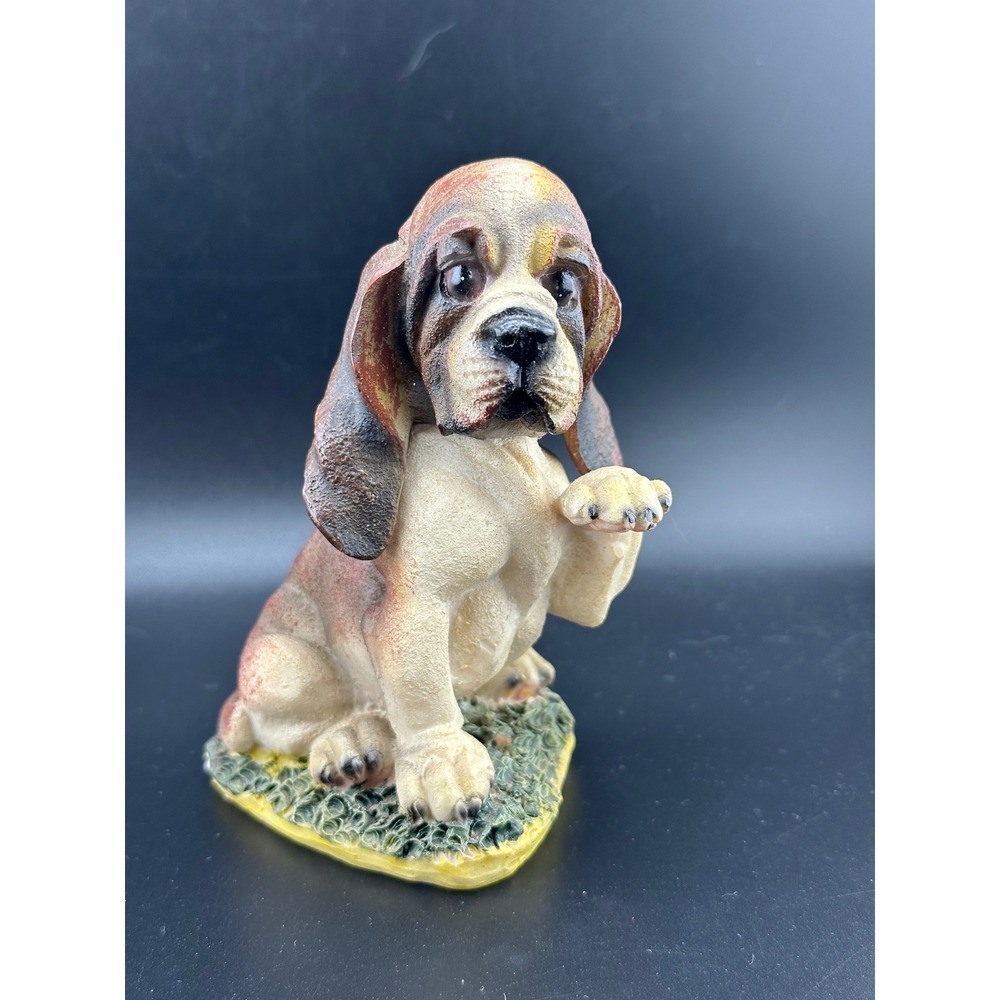 Basset Hound Bobblehead Figurine Brown Tan‎ Bloodhound Nodder Beagle RARE